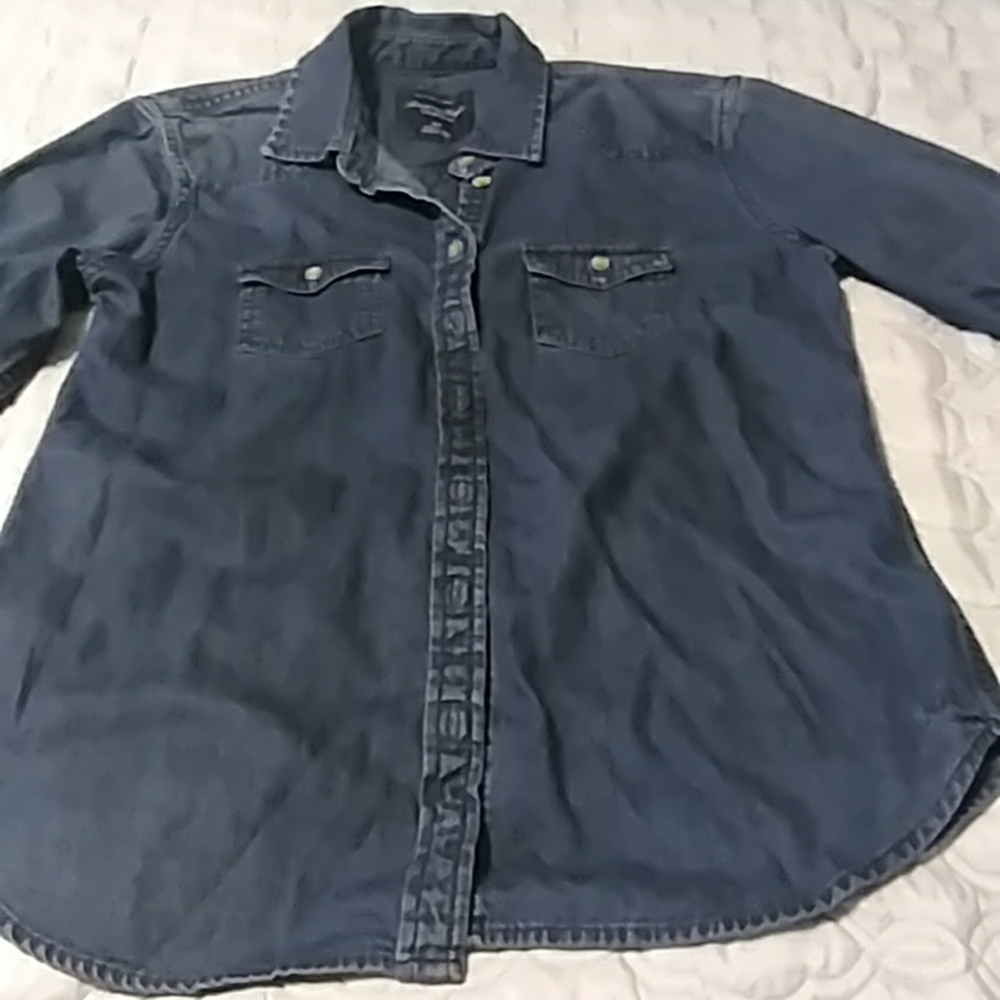 American Eagle Jeans Button Up Shirt  😍3/$21